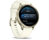 Garmin Venu 4 Lunar gold 41mm z kremowym paskiem - 1363882 - zdjęcie 3